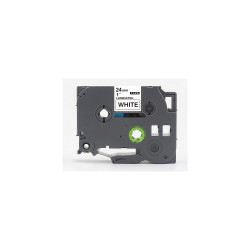 Feliratozógép szalag, Brother TZE251 24mm ECO fekete/fehér Irodatechnika, kellékei Eco