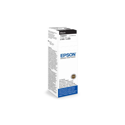 Ink Epson T6641 black ORIGINAL 70ml Ink Epson T6641 black ORIGINAL 70ml