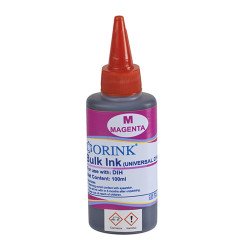 Utángyártott Ink Hp Universal dye magenta 100ml ORINK Nyomtatók, másolók, kellékeik Orink