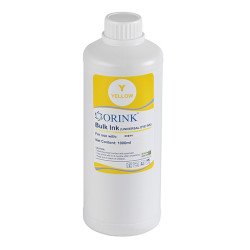 Utángyártott Ink Hp Universal dye yellow 1l ORINK Nyomtatók, másolók, kellékeik Orink