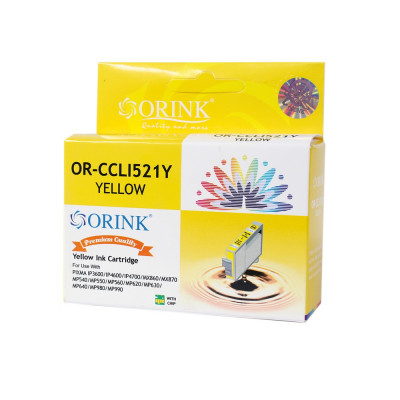 Canon CLI521 tintapatron yellow ORINK Canon CLI521 tintapatron yellow ORINK