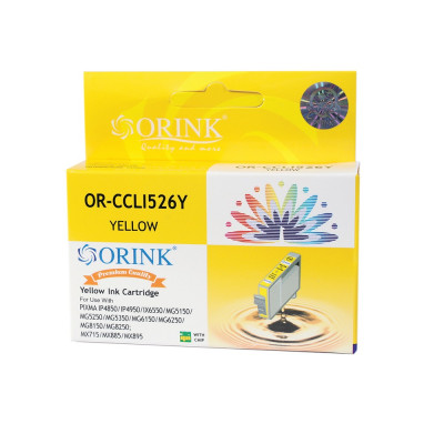 Canon CLI526 tintapatron yellow ORINK Canon CLI526 tintapatron yellow ORINK
