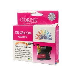Brother LC123 tintapatron magenta ORINK Nyomtatók, másolók, kellékeik Orink