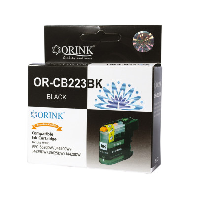 Brother LC223XL tintapatron black ORINK Brother LC223XL tintapatron black ORINK