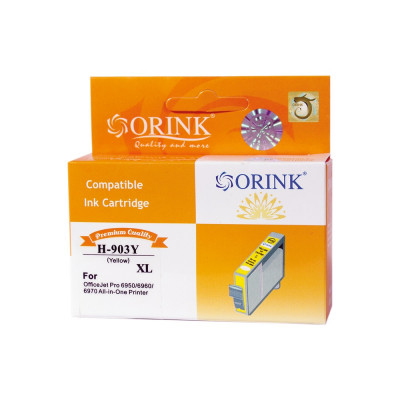 Utángyártott Hp 903XL/T6M11AE tintapatron yellow ORINK Utángyártott Hp 903XL/T6M11AE tintapatron yellow ORINK