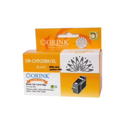 Utángyártott Hp 920XL/CD975A tintapatron black ORINK Utángyártott Hp 920XL/CD975A tintapatron black ORINK