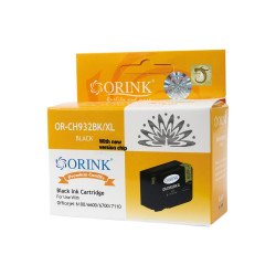 Utángyártott Hp 932XL/CN053AE tintapatron black ORINK Nyomtatók, másolók, kellékeik Orink