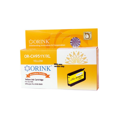 Utángyártott Hp 951XL/CN048AE tintapatron yellow ORINK Utángyártott Hp 951XL/CN048AE tintapatron yellow ORINK