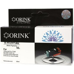 Utángyártott Hp 953XL/L0S70AE tintapatron black ORINK Nyomtatók, másolók, kellékeik Orink