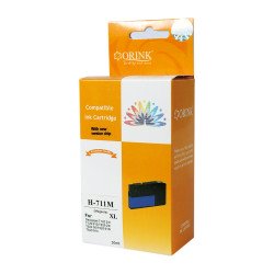 Utángyártott Hp 711XL/CZ131A tintapatron magenta ORINK Nyomtatók, másolók, kellékeik Orink