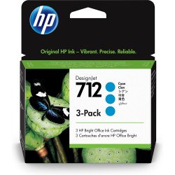 Hp 712/3ED77A tintapatron cyan 3db ORIGINAL Nyomtatók, másolók, kellékeik Hp