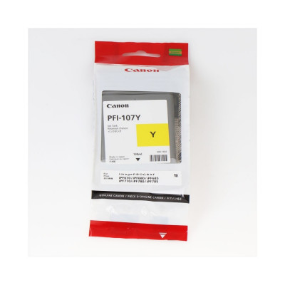 Canon PFI107 tintapatron yellow ORIGINAL Canon PFI107 tintapatron yellow ORIGINAL