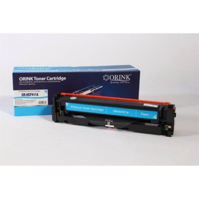 Utángyártott Hp CF411A toner cyan ORINK Utángyártott Hp CF411A toner cyan ORINK