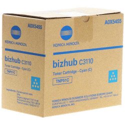 Minolta TNP51 toner cyan ORIGINAL 5K Nyomtatók, másolók, kellékeik Konica Minolta