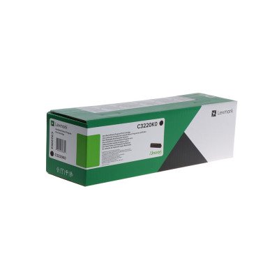 Lexmark C3220K0 toner black ORIGINAL 1,5K Lexmark C3220K0 toner black ORIGINAL 1,5K
