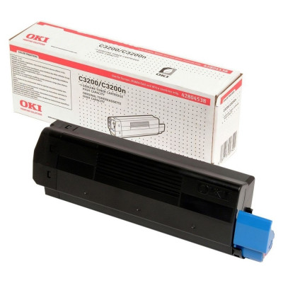 Oki C3200 toner black ORIGINAL 3K leértékelt