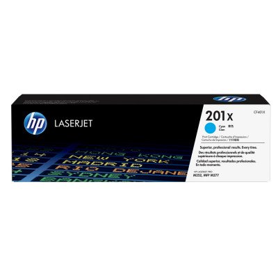 Hp CF401X toner cyan ORIGINAL (201X) Hp CF401X toner cyan ORIGINAL (201X)