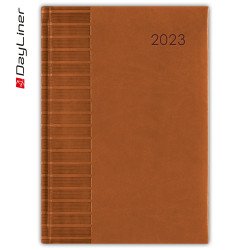 Határidőnapló Tucson A5 napi fehér lapokkal Barna Dayliner 2024. Író- irodaszer, papíráru Dayliner