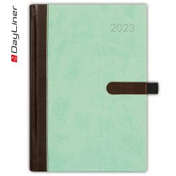 Határidőnapló Winner A5 heti fehér lapokkal Menta Dayliner 2024. Író- irodaszer, papíráru Dayliner