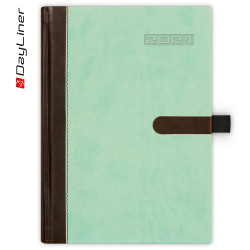 Határidőnapló Winner A5 heti fehér lapokkal Menta Dayliner 2024. Író- irodaszer, papíráru Dayliner