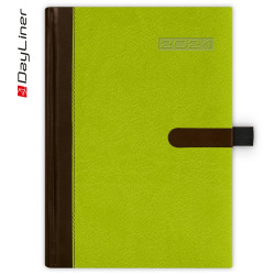 Határidőnapló Winner A5 heti fehér lapokkal Zöld Dayliner 2024. Író- irodaszer, papíráru Dayliner