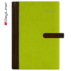 Határidőnapló Winner A5 napi fehér lapokkal Zöld Dayliner 2024. Író- irodaszer, papíráru Dayliner