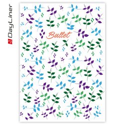 Notesz Colors A5 fehér lapokkal Bullet Plant Dayliner Író- irodaszer, papíráru Dayliner