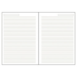 Notesz Colors A5 vonalas fehér lapokkal Happynest Kalóz kék Dayliner