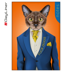 Notesz Colors A5 vonalas fehér lapokkal Mr. Cat Dayliner Író- irodaszer, papíráru Dayliner
