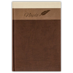 Tárgyalási napló fehér lapokkal Trinity A5 napló Barna Dayliner Dátum nélküli Író- irodaszer, papíráru Dayliner