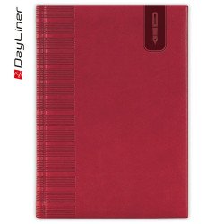 Tárgyalási napló fehér lapokkal Tucson B5 napló Piros Dayliner Dátum nélküli Író- irodaszer, papíráru Dayliner
