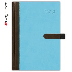 Határidőnapló Winner A5 heti fehér lapokkal Kék Dayliner 2024. Író- irodaszer, papíráru Dayliner