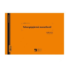 Tehergépjármű menetlevél A5, 100 lapos D.GEPJ.21/5 Bluering® Író- irodaszer, papíráru Bluering