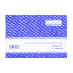 Tehergépjármű menetlevél A5, 100 lapos D.GEPJ.21/5 Bluering® Író- irodaszer, papíráru Bluering