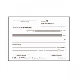 Átvételi elismervény A6, 50x3lapos B.13-67/A/VX Bluering® Író- irodaszer, papíráru Bluering