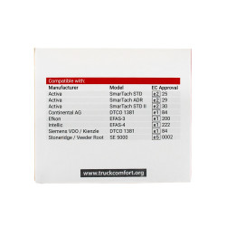 Tachográf thermo digitális 125km/h napi 3 tek/doboz