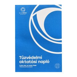 Tűzvédelmi oktatási napló 24lapos A4, álló B.VALL.350 Bluering® Író- irodaszer, papíráru Bluering