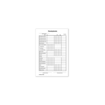 Pénztárjelentés A5, 25x2lapos B.KISKER.104 Bluering®