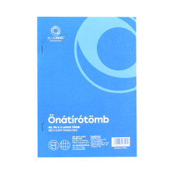 Önátírótömb A5, 50x2lap, franciakockás Bluering® Író- irodaszer, papíráru Bluering