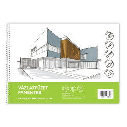 Vázlatfüzet FAMENTES B/4 32 lap 120gr. Bluering Író- irodaszer, papíráru Bluering