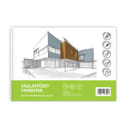 Vázlatfüzet FAMENTES B/5 32 lap 120gr. Bluering Író- irodaszer, papíráru Bluering