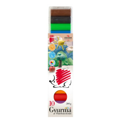 Gyurmakészlet, 200g. Süni Ico 10 klf. szín Író- irodaszer, papíráru Ico