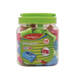 Hegyező 1 lyukú 60 db/display Keyroad Cute vegyes színek Író- irodaszer, papíráru Keyroad
