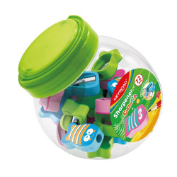 Hegyező 1 lyukú 72 db/display Keyroad Funnyfish vegyes színek Író- irodaszer, papíráru Keyroad