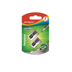 Hegyező 1 lyukú fém 2 db/bliszter Keyroad Metal Író- irodaszer, papíráru Keyroad
