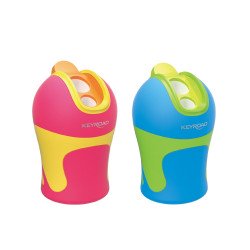 Hegyező 2 lyukú tartályos, fedeles, ceruzahegy gömbölyítő 12 db/display Keyroad Colour Special vegyes színek Író- irodaszer, papíráru Keyroad