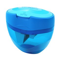 Hegyező 3 lyukú tartályos, fedeles 12 db/display Keyroad Tris vegyes színek Író- irodaszer, papíráru Keyroad