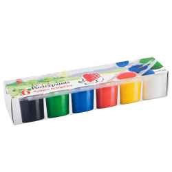 Tempera tégelyes 6x25ml, Süni Ico 6 klf. szín Író- irodaszer, papíráru Ico