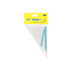 Vonalzókészlet, háromszög 13 cm és 18cm, ( 45°/60° ) 2 db/bliszter Educa Író- irodaszer, papíráru Educa