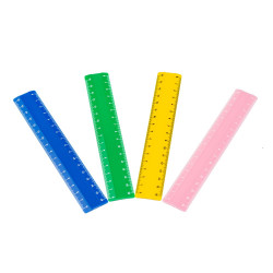 Vonalzó 16cm,-es, vegyes színek Nebulo Író- irodaszer, papíráru Nebulo